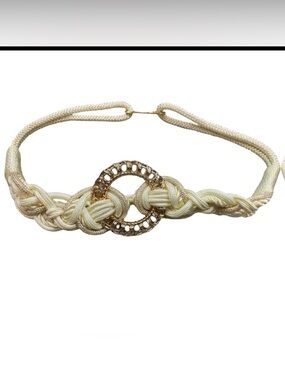 Vintage 80’s Braided Rope Belt